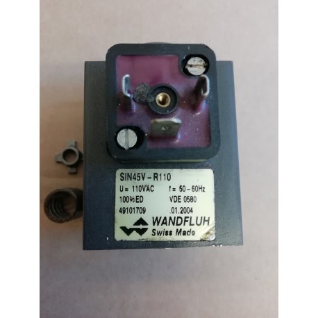 wandfluh sin45v-r110 valve solenoid 110 vac