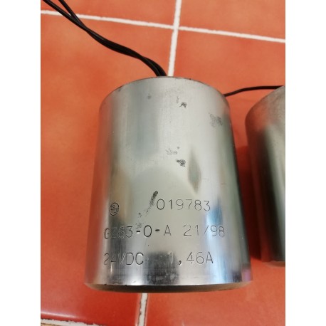rexroth 019783 gz63-0-a 24vdc 1,46a cetop 5 solenoid coil gz 63 24vdc directional valve