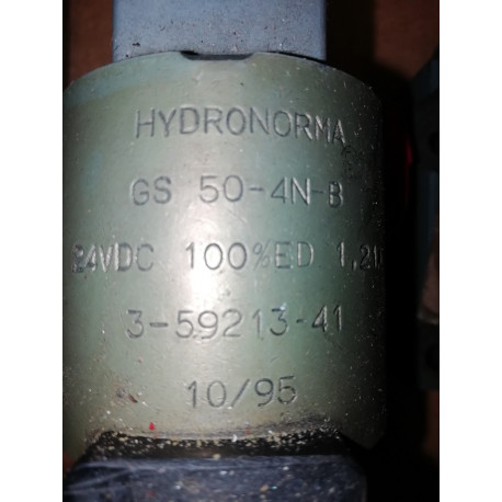 hydronorma gs 50 4n b gs50-4n-b 24 vdc solenoid