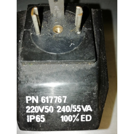 hydraulic valve solenoid pn 617767 240 vac