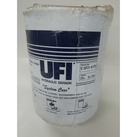 ufi esf21nfd spin on hydraulic filter element 25 micron