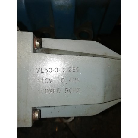 Hydronorma wl50-0-b 110v 0,42a valve solenoid coil